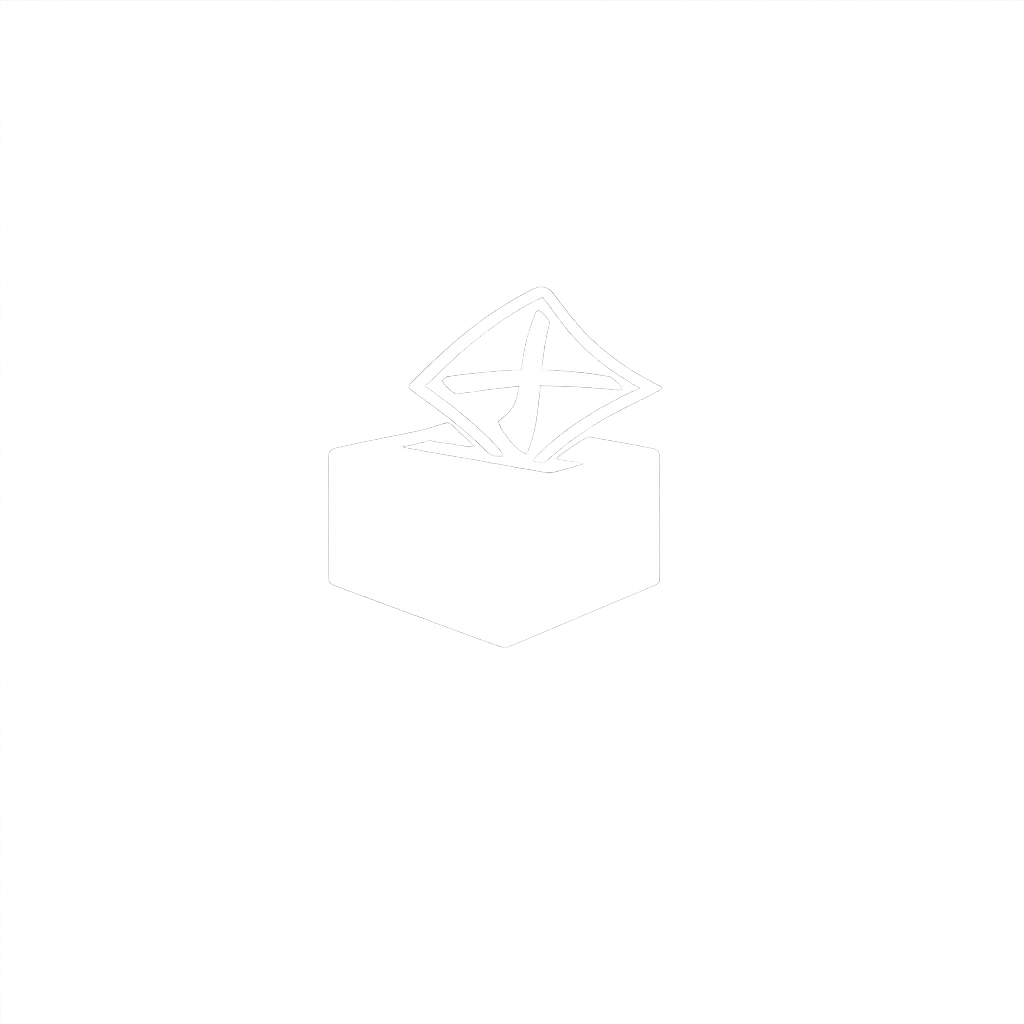 ballot box icon with checkmark